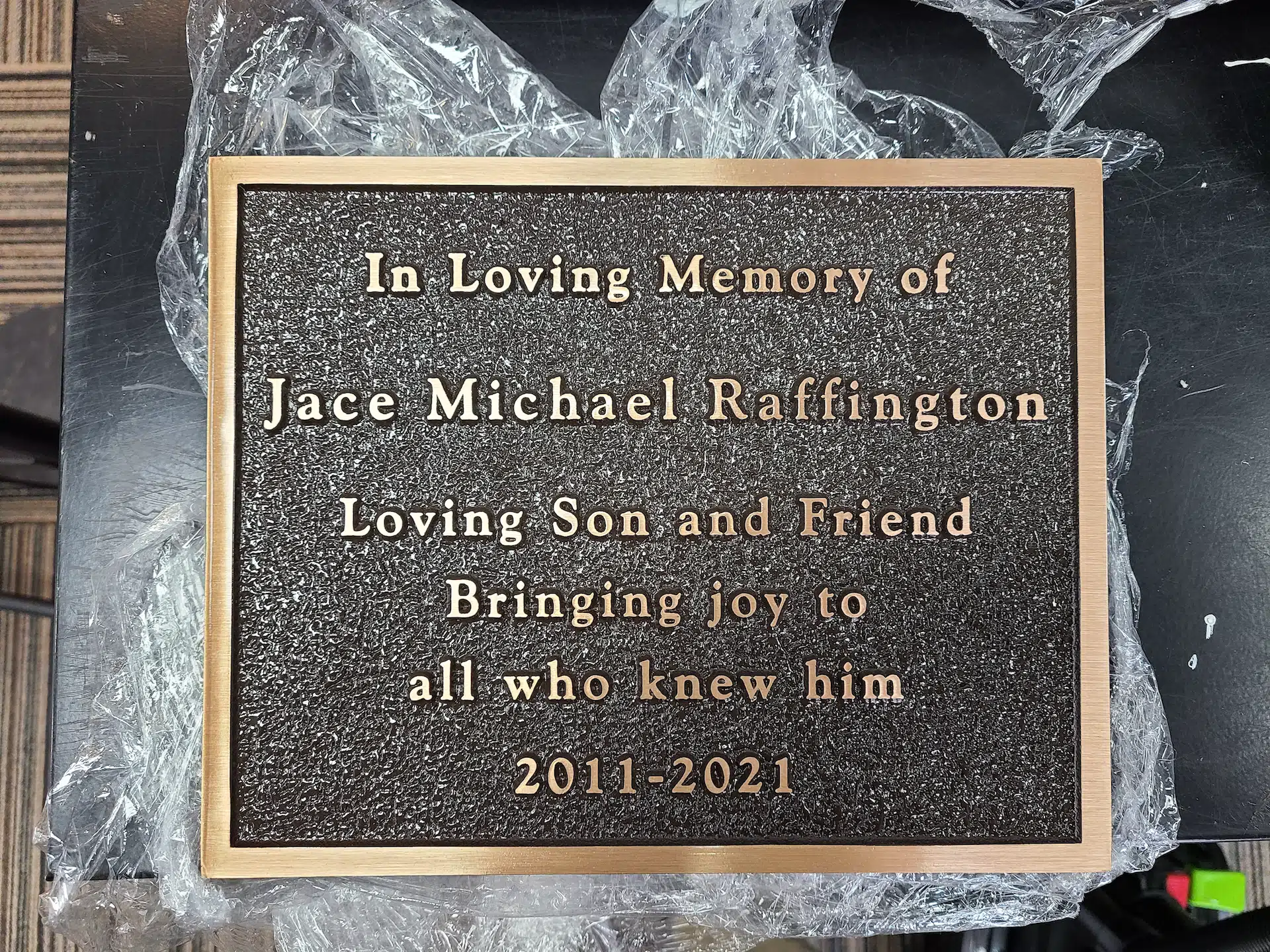 Bronze Bronze Plaque hand-carved by Bronze Plaque Shop in NJ — image 7